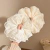 Stylish Lace Hair Scrunchies No Damage Scrunchy Hair Bands Ponytail Holders for Thick Curly and Thin Fine Hair