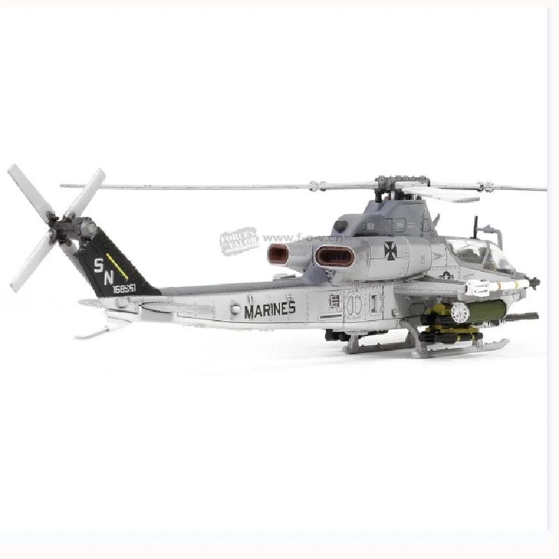 Масштаб 1/72 Американские вертолеты AH-1Z Viper Истребитель Металлические модели Коллекционные модели самолетов Металлические миниатюры Рождественский подарок Игрушки для мальчиков