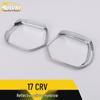 17 CRV Rearview Mirror Rain Eyebrow Bright Ring Decorative Patch