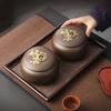 Керамическая банка для чая с крышкой, домашняя, портативная, коробка для конфет и закусок, многофункциональная керамическая банка для хранения орехов, кофейных зерен, лекарственных материалов
