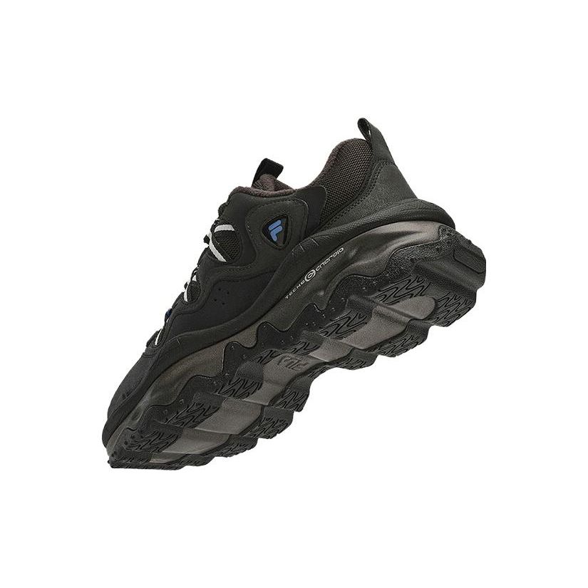 Fila Fusion Ткань Синтетическая кожа Универсальные Удобные Амортизирующие Износостойкие Дышащие Низкие Повседневные Кроссовки Мужские кроссовки T12M341113FBB