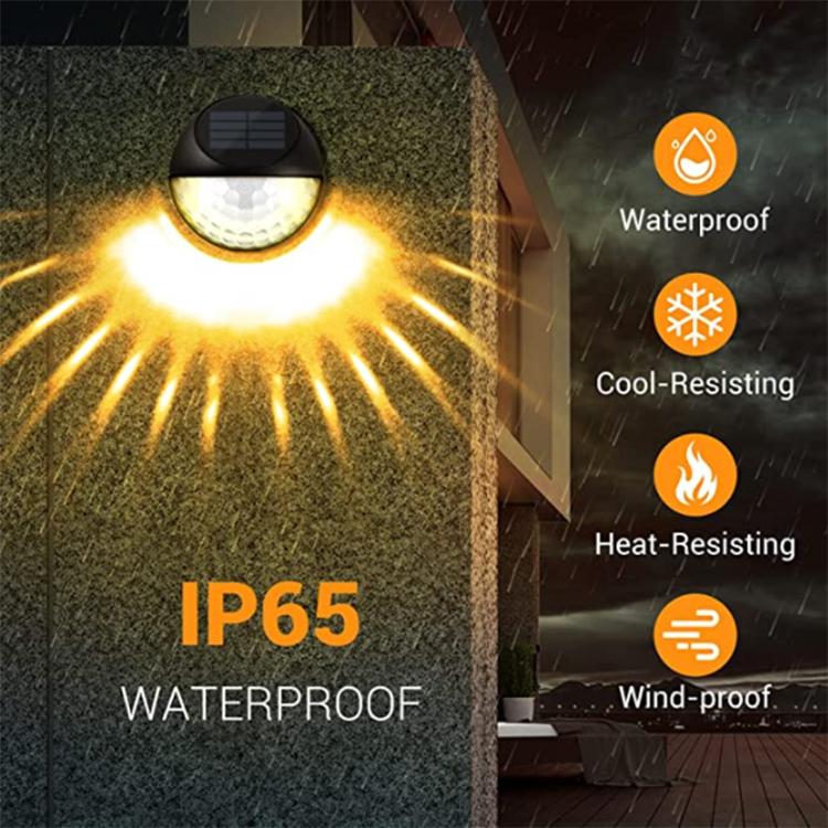 Светодиодные солнечные светильники, настенные светильники для улицы, энергетические садовые светильники, водонепроницаемые солнечные светильники для ограждения, рождественские украшения, гирлянда