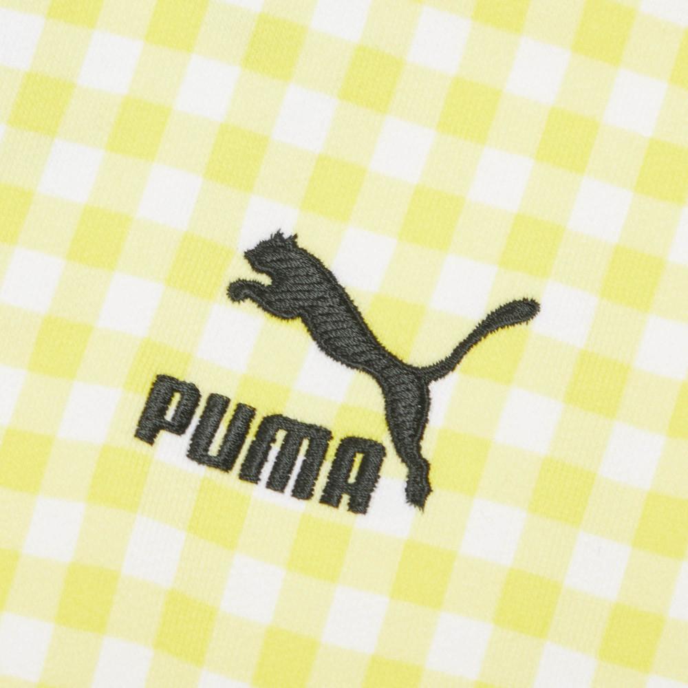 Puma Повседневный спортивный круглый вырез трикотажный свитер женский топы желтый 531313-40