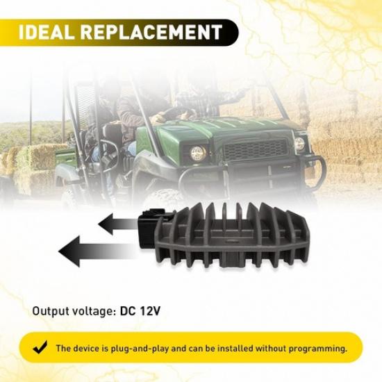 For Kawasaki MULE 4010 KAF620 2009- Replacement Voltage Rectifier Regulator