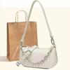 New Fashion Small Square Bag Female Shoulder Bag Crocodile Pattern Advanced French Chain Bags Women Leisure Trend Crossbody Bags