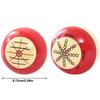 Red And White Training Billiard Cue Ball 1-1/2 Standard 57.2Mm American Advanced Training Ball Artifa Entertainment Equipment