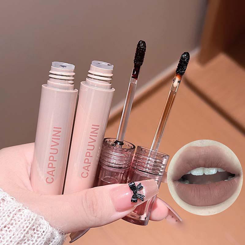 CAPPUVINI natural tear lip gloss, natural is not easy to fall, full and natural , natural makeup tear lip glaze