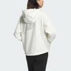 Adidas FW24 Softshell Hooded Modern Series Water-Remove Warm Casual Long Sleeve Jacket Women Jackets Han-Jade-White JX6833