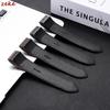 Genuine Calfskin Leather Watch Straps Slub Pattern 20mm 23mm Watch Band for Cartier Santos for Men Women Folding Buckle Bracelet