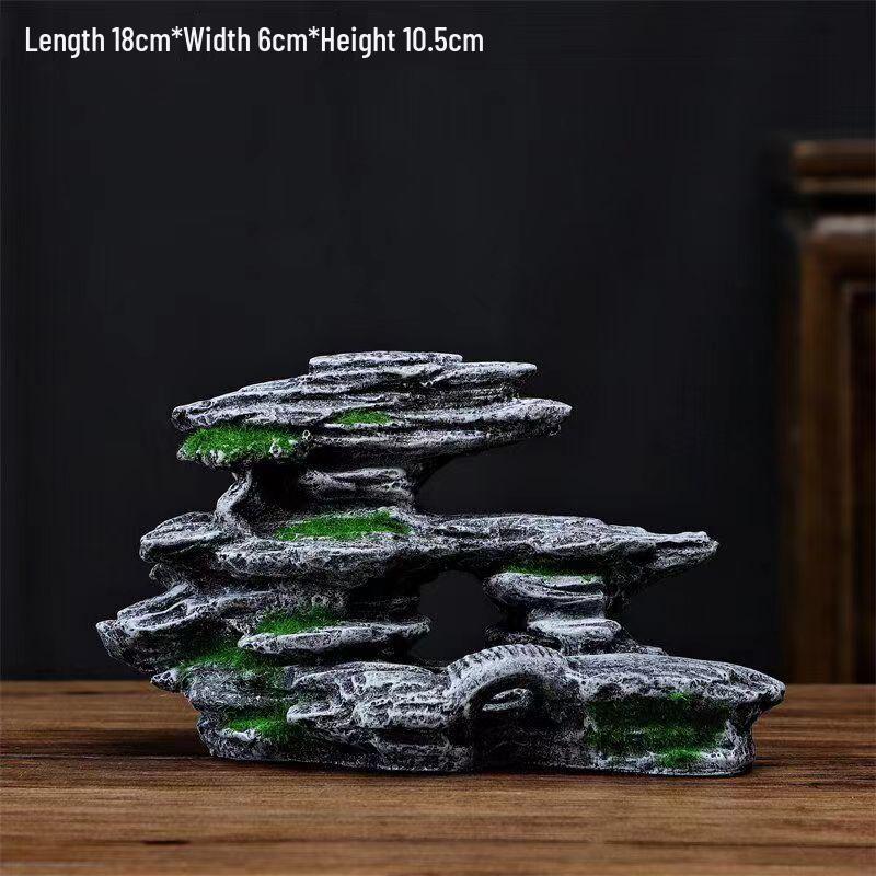 Creative Rockery Bonsai Accessories for Home Micro Landscapes and Fish Tank Décor
