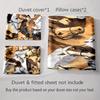 Horse heads pattern Bedding Duvet cover sets Duvet covers Pillowcases gifts (1 * Duvet Cover 2 * Pillowcases, without duvet insert)