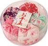 Matsumi Kogei Bean Cherry Blossom Round Plastic Pack of 5 Japanese-made Bags, Design, Case,