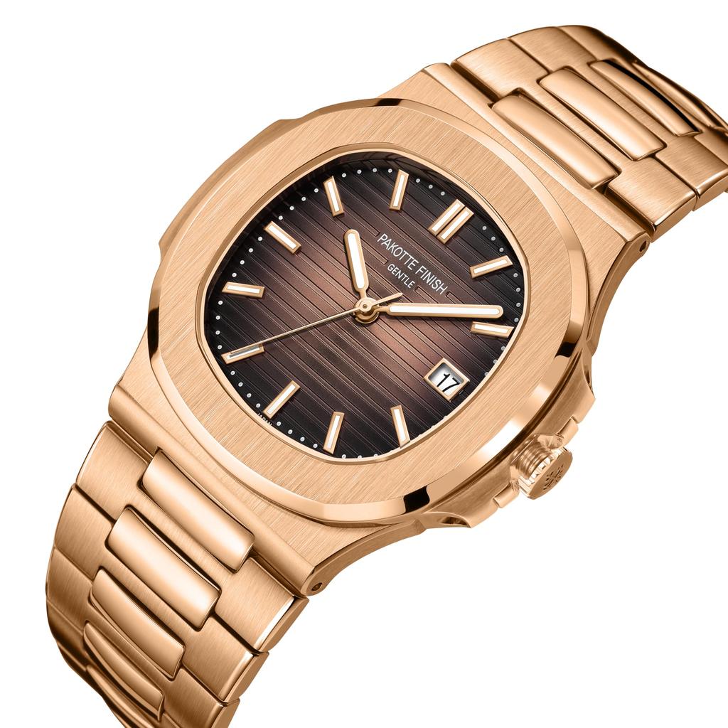 Часы PAKOTTE FINISH Сделано в Японии Механизм Водонепроницаемый Подарок на день рождения Забавный Гольф Соревнование Бинго Вечеринка Хэллоуин Приз Золото x Мужская Годовой