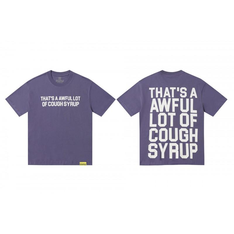 Oversized Short Sleeve T-Shirt Teens Casual Cotton Tee With Letter Print