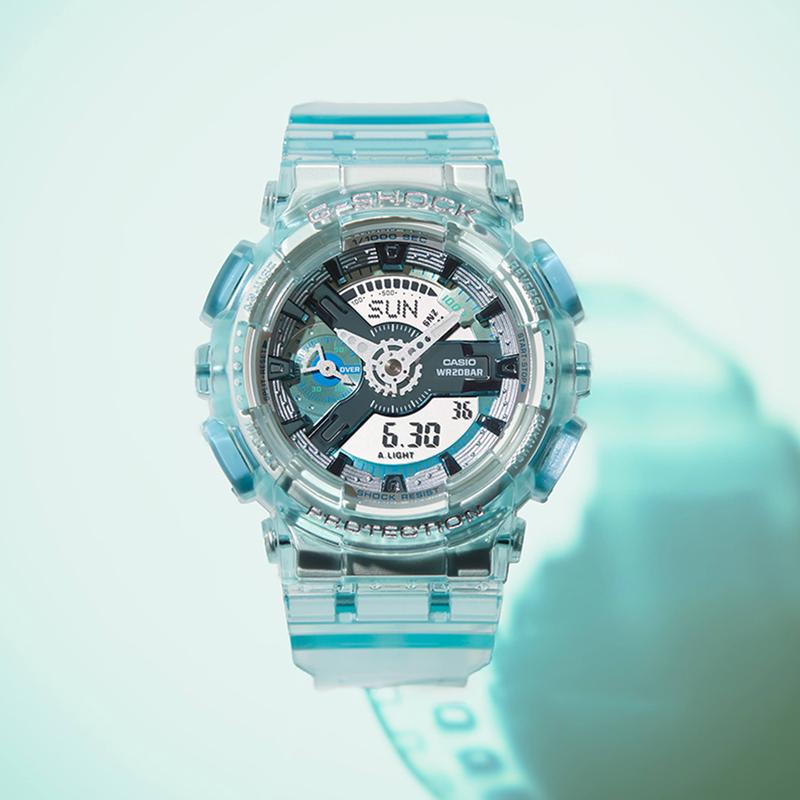 CASIO Quartz women's watch green dial GMA-S110VW-2APR