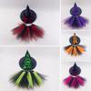Chiffon Skirts Hat Set Adult Kids Gauze Tulle Ballet Skirt Pleated Fluffy Skirt Ruffles Mesh Halloween Costume