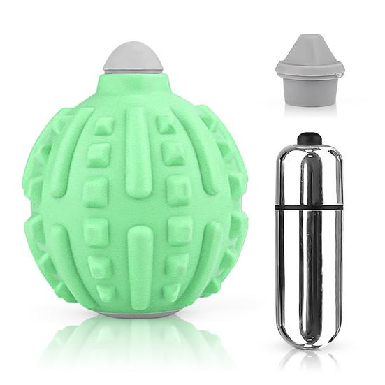 Вибрирующий массажный мяч, высокоинтенсивный массажер для облегчения боли, физиотерапия, портативный массажер для глубоких тканей, мяч для фасций