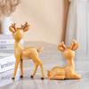 Healing Plum Blossoms on Deer Fine Young Students Room Bedroom Desk Decoration Girl Birthday Gift Idea Resin Craft Durable