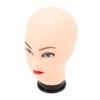 Женская лысая голова манекена из ПВХ для париков, обучения изготовлению шляп, очков, дисплея, профессиональной косметики