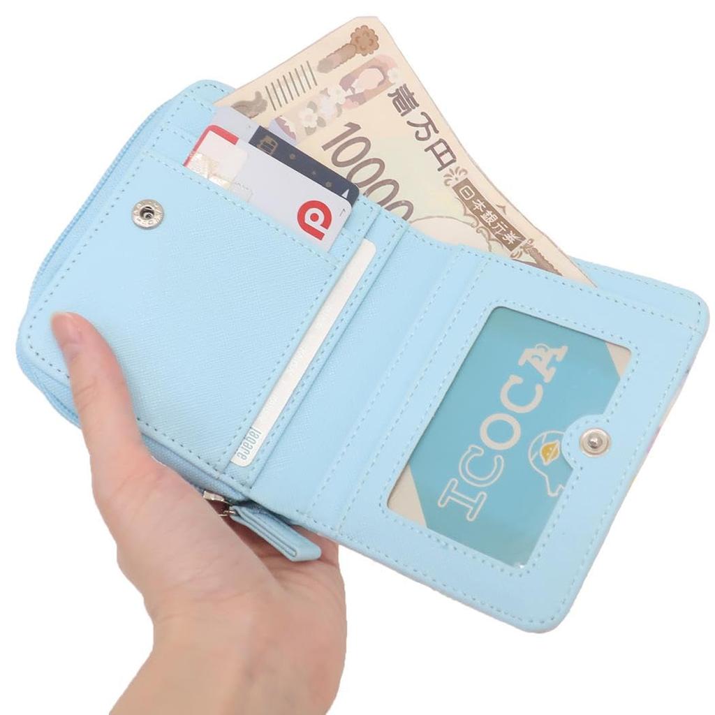 Cinnamoroll складной кошелек Sanrio K Company Товары с персонажами Почтовая доставка [K&Company] [Двойной кошелек] женский