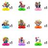 9 шт. Сотовые Центральные Украшения Марио Super Mario Party Supplies Настольные Украшения