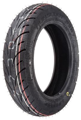Мотоциклетные шины DUNLOP для скутера RUNSCOOT D307 для передних и задних колес 46J бескамерного типа 305519 для двухколесного мотоцикла 80/100-10 (TL)