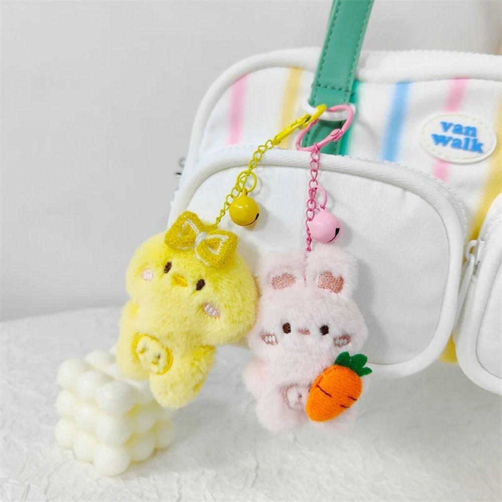 Кролик Животное Лягушка Подвеска Мультяшный Медведь Брелок Милый Плюшевый Кролик Брелок Подвесной Аксессуар