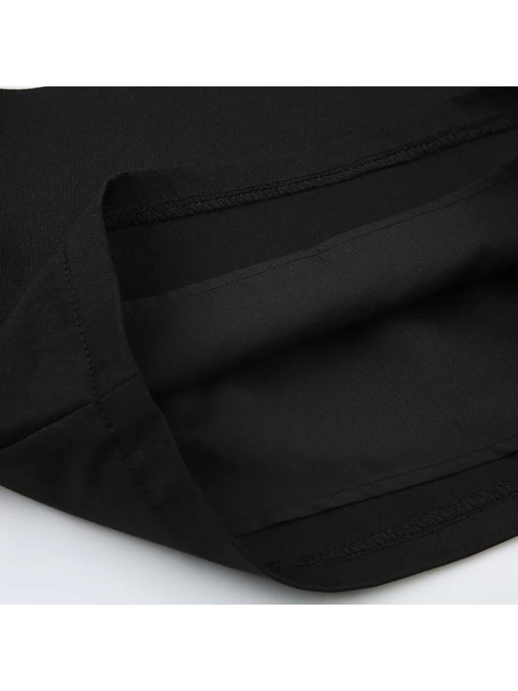 Милая базовая лоскутная бандажная юбка трапециевидной формы, повседневная тонкая мини-юбка с низкой талией, женская летняя модная уличная одежда 2024 г.