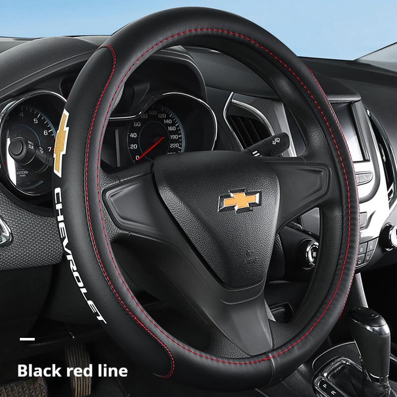 Кожаная накладка на руль автомобиля 37 38 см Для Holden Chevrolet Cruze Malibu Sail Spark Captiva Equinox Trax/Tracker AVEO Lova RV