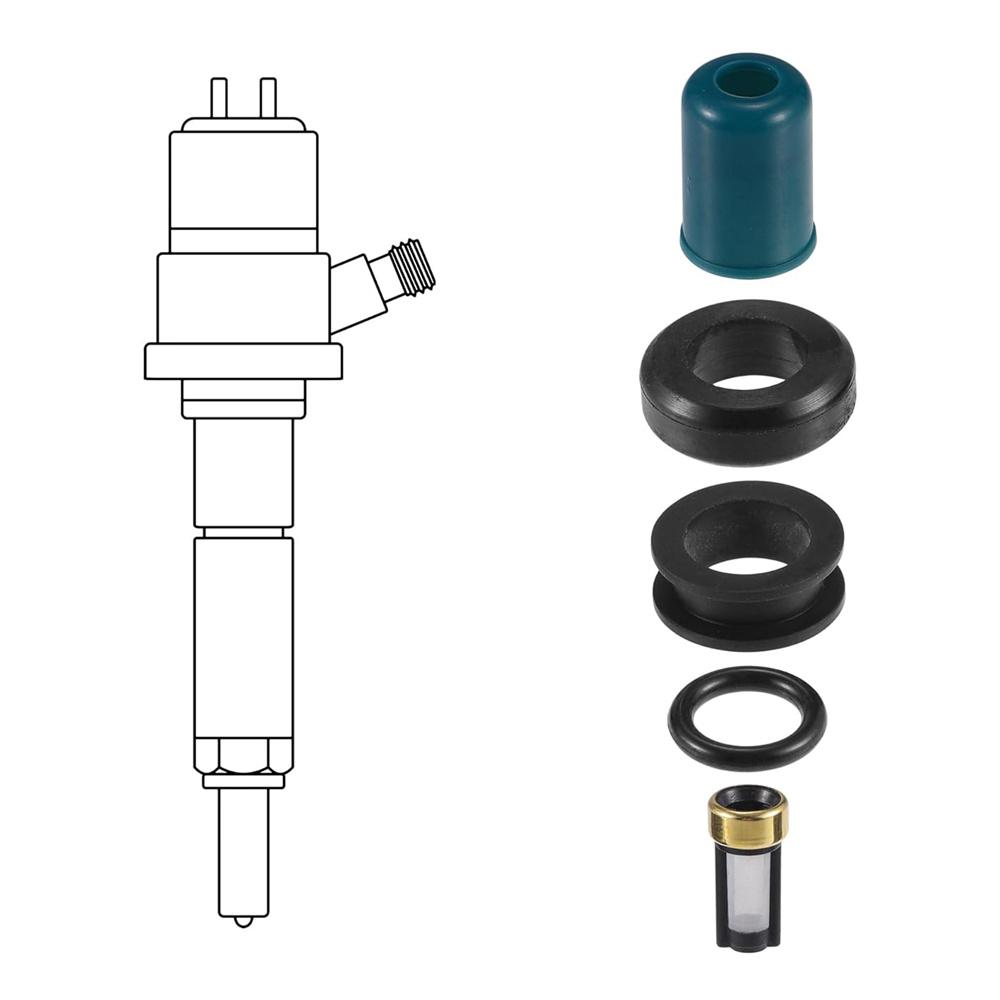 Для 1988-1995 Toyota 3VZE 3.0L Грузовик 4319 Ремкомплект уплотнительных колец для ремонта топливных форсунок