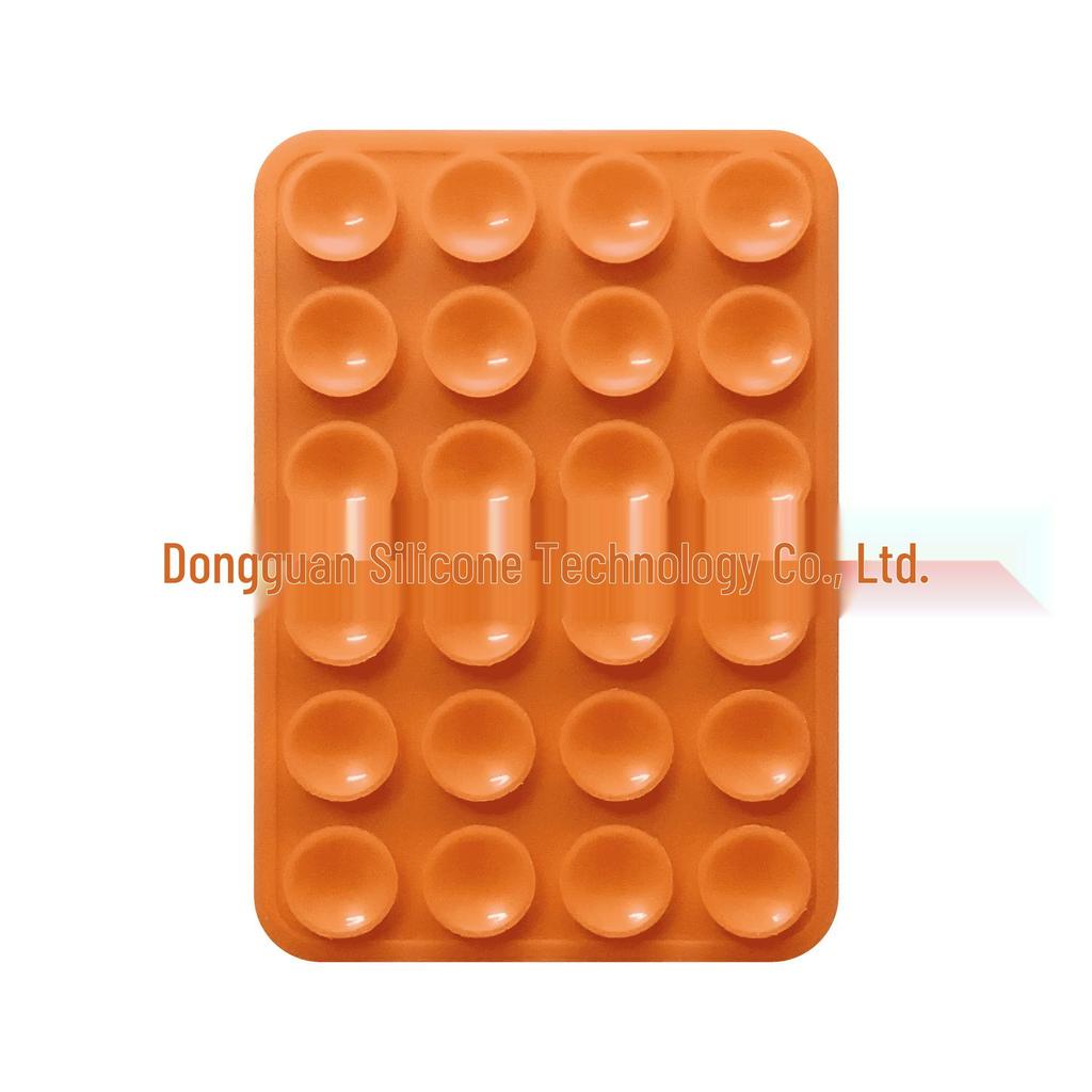 Черная силиконовая противоскользящая подставка для телефона: 24 Портативные, Минималистичные Наклейки на Присосках