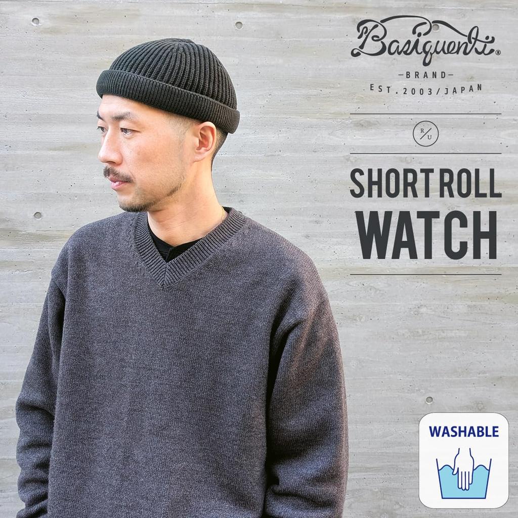 Базовый Энчи Короткий Рулон Стираный Трикотаж Низкий Исламский и Коричневый Часы, Шапка, Часы, Часы, Женский Мужской,