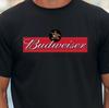 Футболка с логотипом пива Budweiser на премиальной футболке Comfort Colors