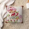 Cartoon Strawberry Shortcake Personalized Pillow Cover Kids Bedroom Wild Party Decor Pillowcase kid Birthday shower Gift