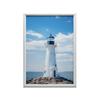 Seaside Lighthouse Seaside Lighthouse, 70X100 Cm, Black Aluminum Frame, 230 Gsm Matte Paper