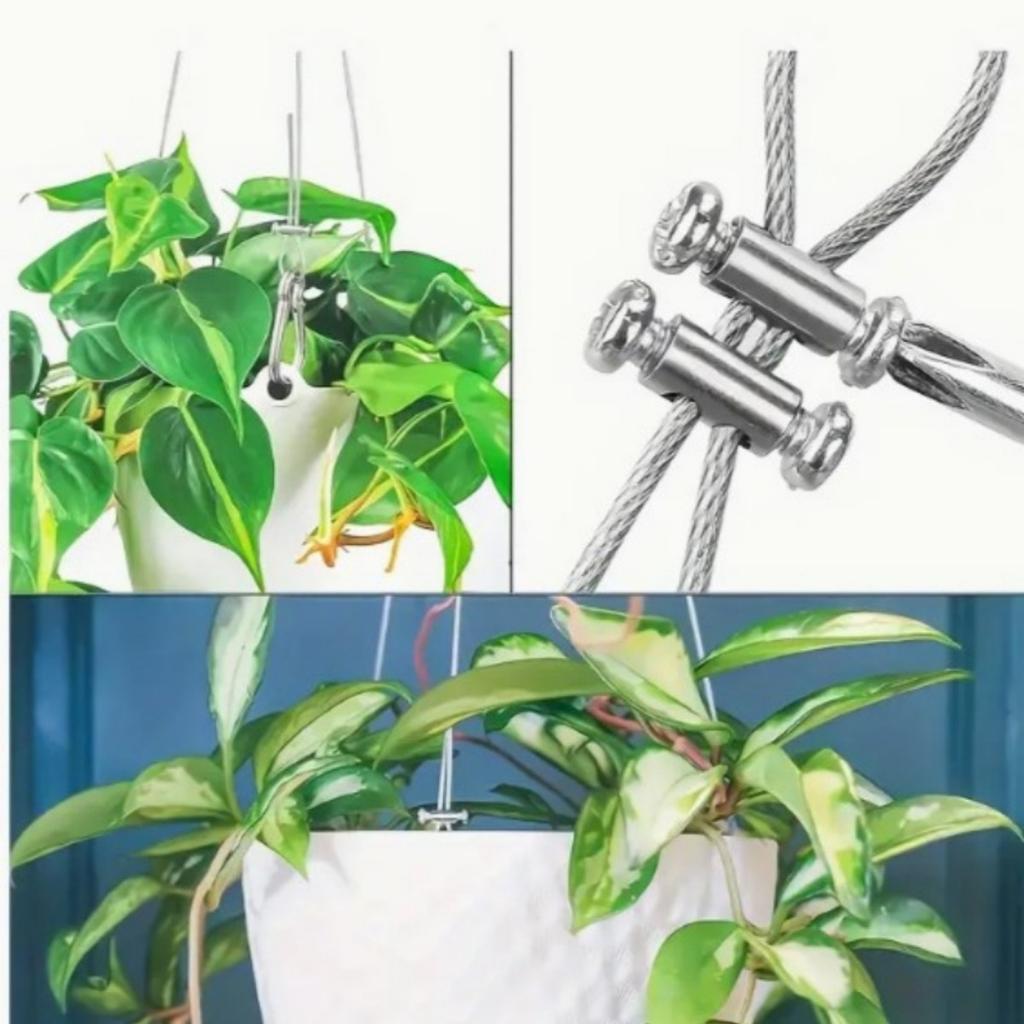 30 шт. зажимов для троса из нержавеющей стали с винтами - аксессуары для обжимного кольца с двумя отверстиями, регулируемые и многоразовые, идеально подходят для стали 1-2,5 мм