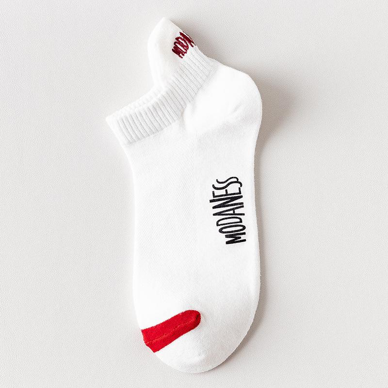 Легкие дышащие спортивные носки для мужчин Zhuji - летние, с низким вырезом, с сеткой и защитой пятки