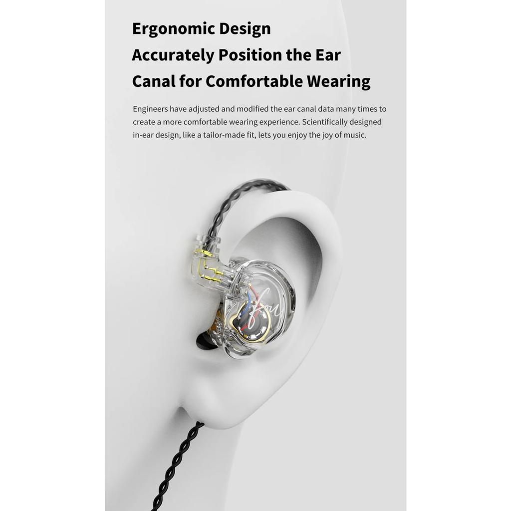 TRN CS4 In Ear Earphone Dynamic DJ Monitor IEM Earbud HIFI Sport Noise Cancelling Headsets TRN ST5 Kirin MT4 MT3 for Xiaomi