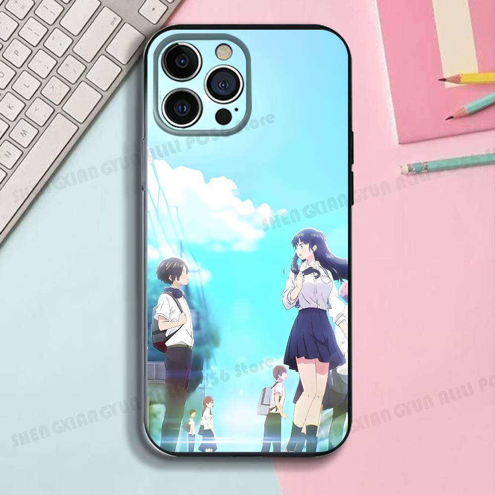 Аниме I-Итикава A-Анна Черный Чехол для Телефона Для IPhone 17 16 15 14 13 12 13 12 11 Pro Max Plus XS XR Силиконовый Мягкий Задний Чехол