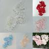 Silk Cherry Blossom Garland With Snow Finish For Party And Photography Backgrounds