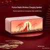 Многофункциональная Bluetooth-колонка Zhuopu с беспроводной зарядкой и ночником, штекер CN (адаптер в комплекте)