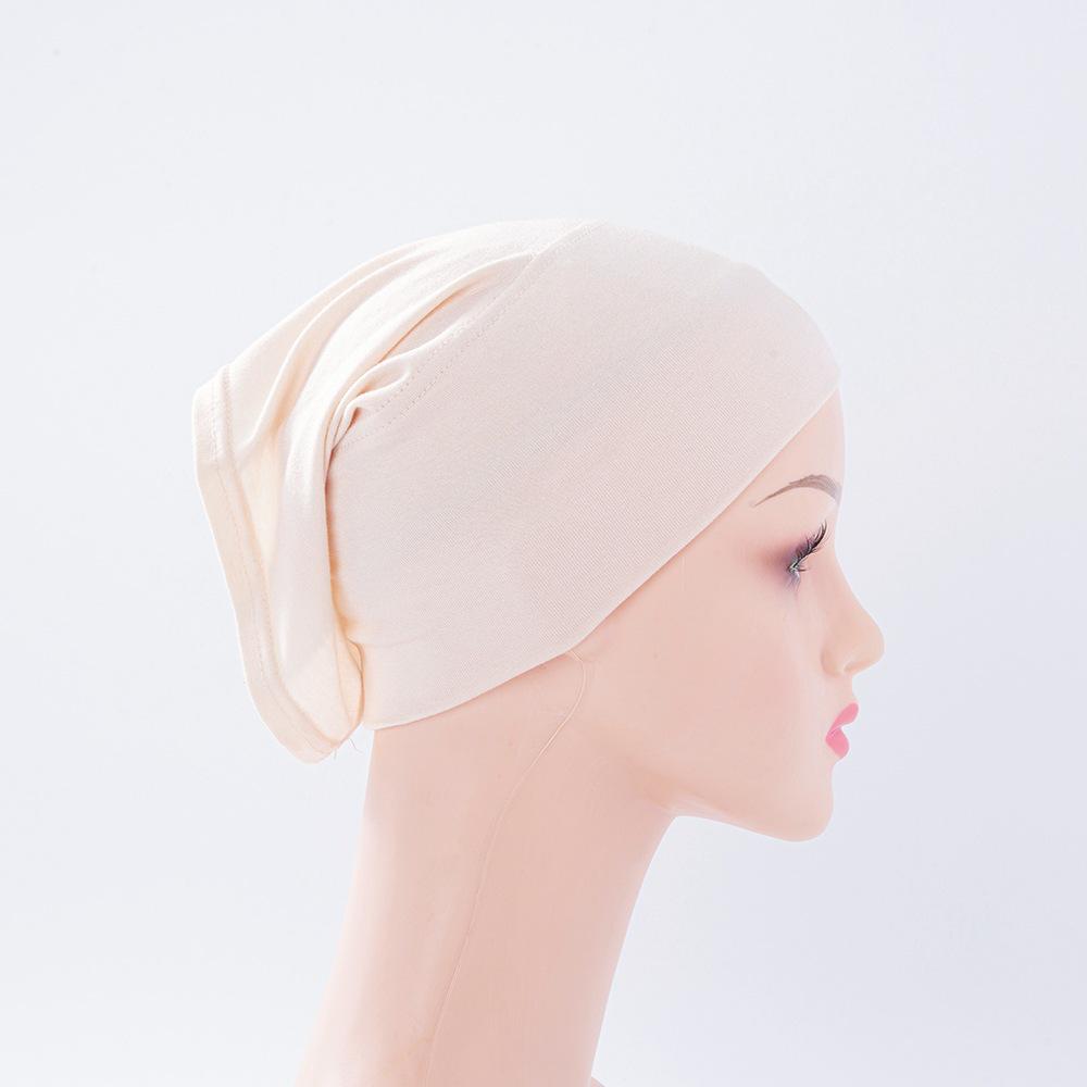 Women's Mercerized Cotton Modal Elastic Tube Hat & Scarf Cap