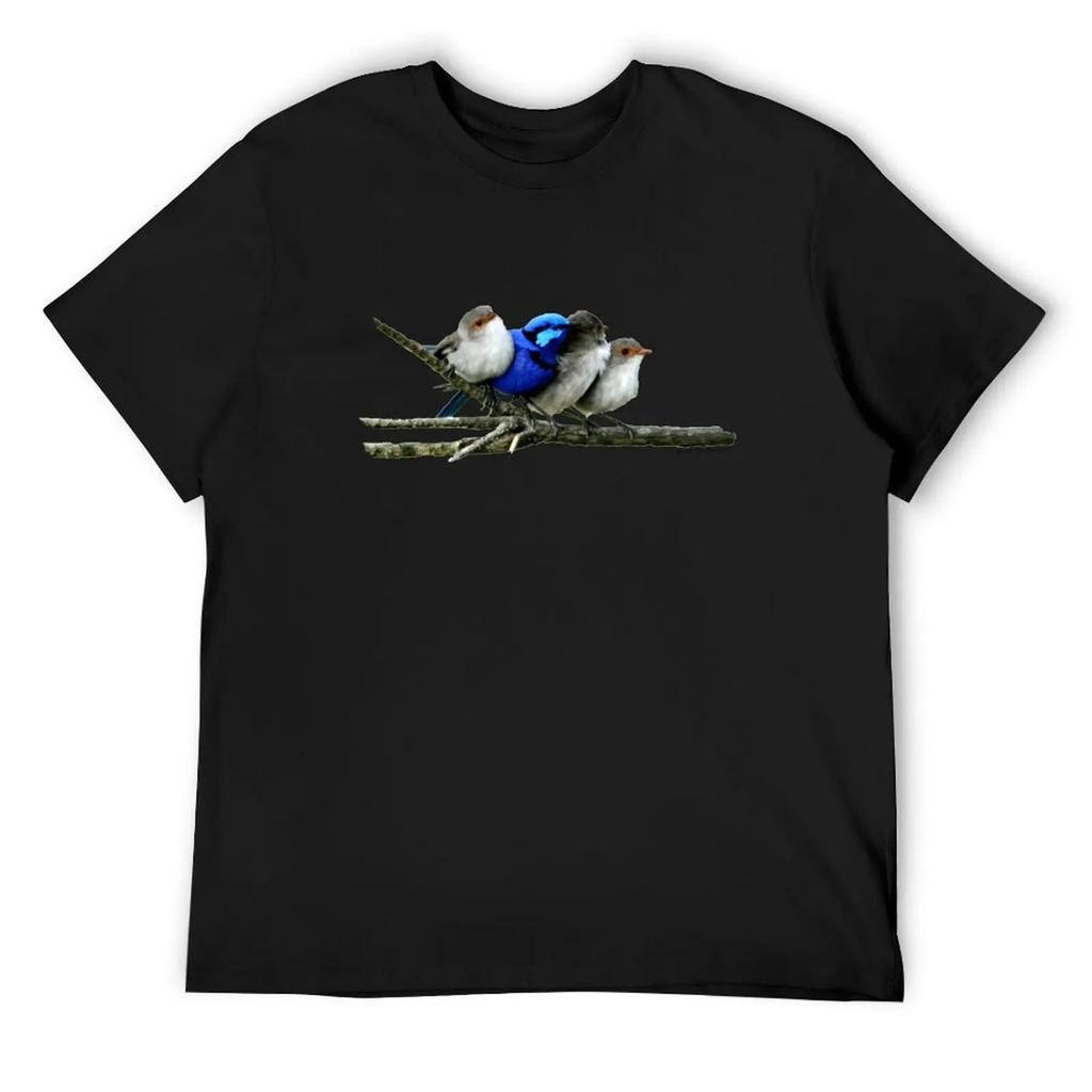 Blue Wren Family Clothing T-Shirt vintage man t shirt anime tshirt graphic t shirts mens clothes