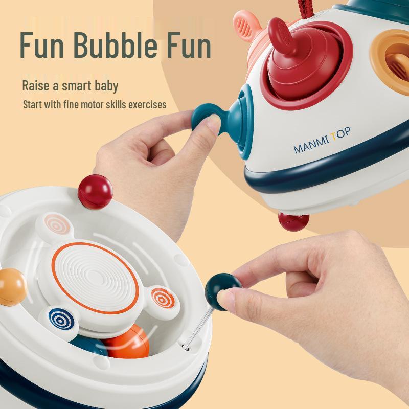 Cross-Border Soothing Baby Toy: Chewable, Educational, Motor Skills, Bubble UFO Fun