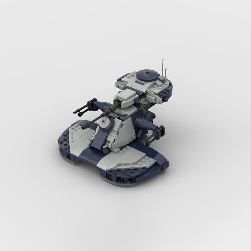 MOC Космический Военный Танк 75283 Танк AAT Строительные блоки Военная Штурмовая Машина Строительные блоки Обучающие игрушки Детский подарок