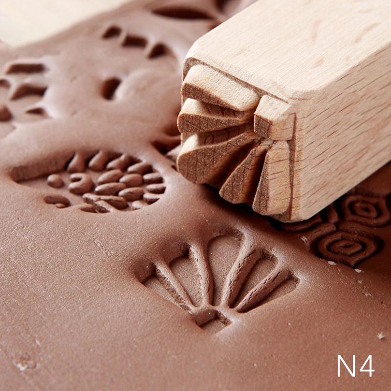 Резные деревянные штампы ручной работы. Печать на деревянной печати. ​​Блоки для глиняной керамики своими руками.