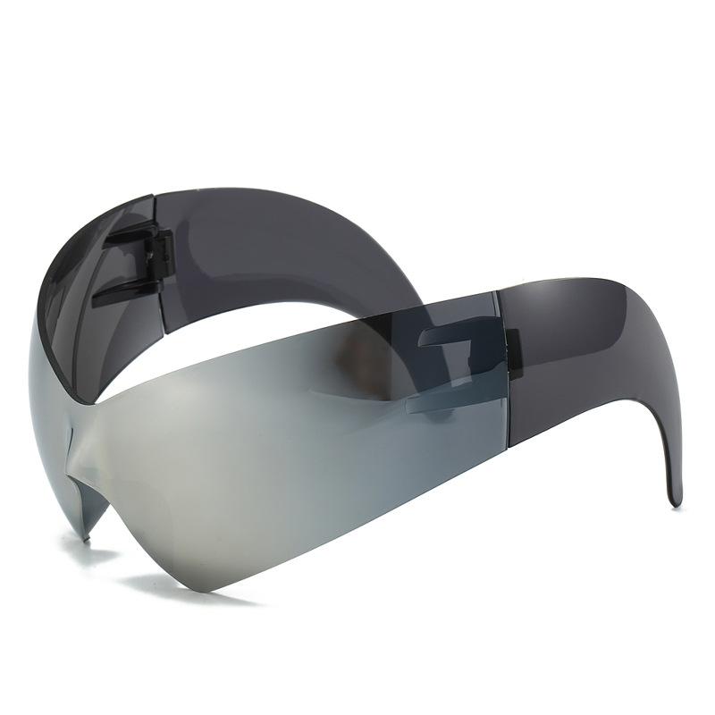 Панк Y2K Стильные Солнцезащитные Очки для Мужчин Модные Тренд Защита от УФ Лучей Солнцезащитные Очки Мужские Велоспорт Альпинизм Солнцезащитные Очки для Женщин