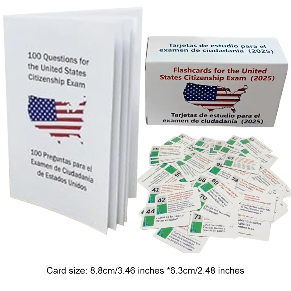 US Citizenship Flash Cards Naturalization Test Study American Civics Naturalization Study Guide US Citizen Test Flash Cards