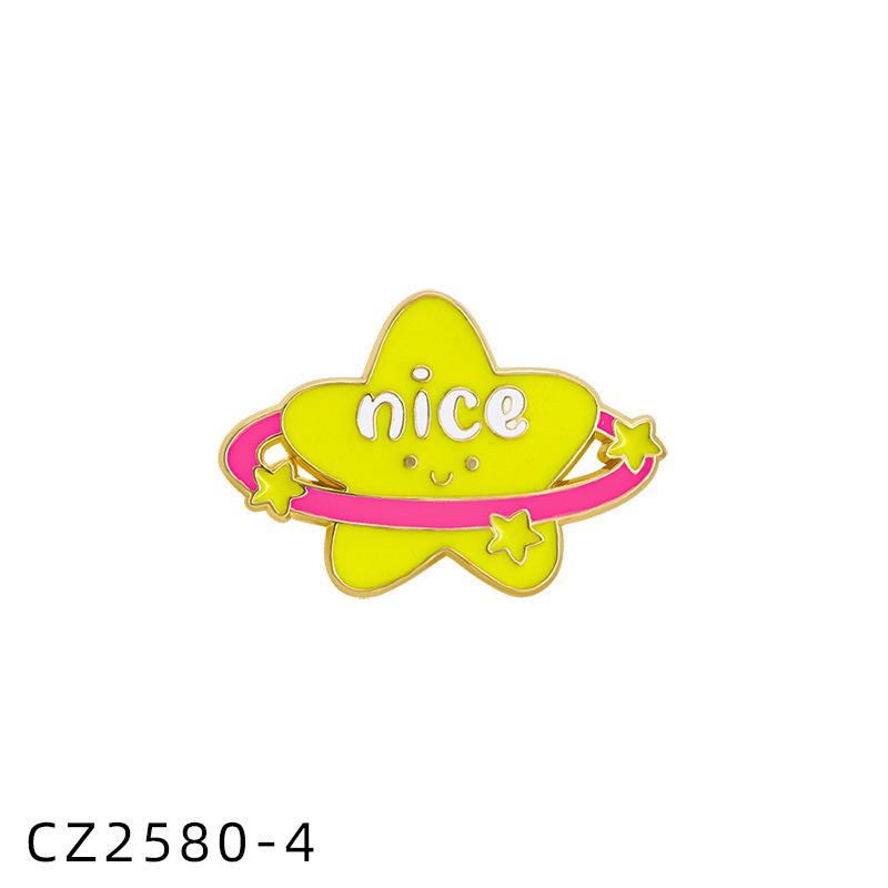 Inspirational Text Enamel Brooch, Positive Words Pattern, Versatile Decorative Lapel Pin Badge for Student Backpack Clothing Reward Gift