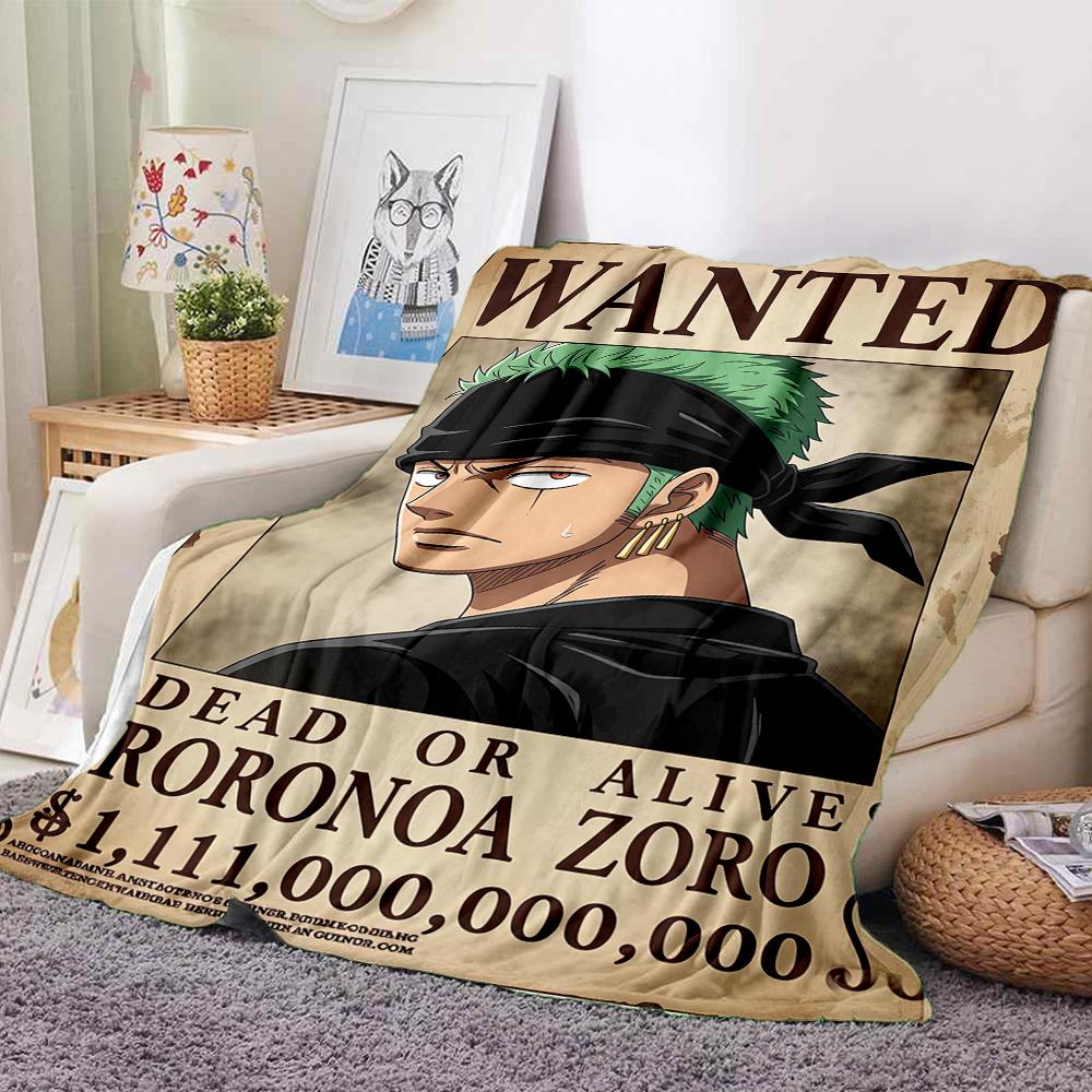 1Pc Poster Zoro'S Bounty Blanket Soft And Comfortable Casual Warm Camping Travel Christmas Halloween Xmas Gift M92468